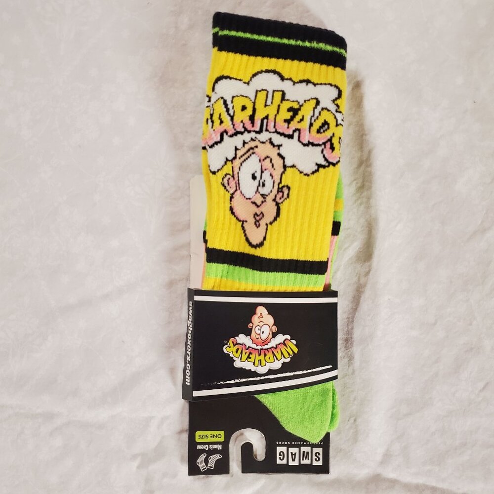 SWAG Animated Themed Crew Socks - Warheads - Mens One Size